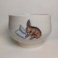 Medieval Reading Rabbit Bowl